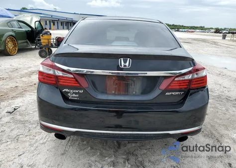 2016 Honda Accord Sport из США, поврежденный, VIN 1HGCR2F54GA035244